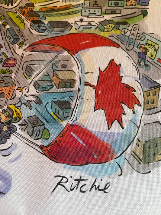 Cloth Map of Vancouver