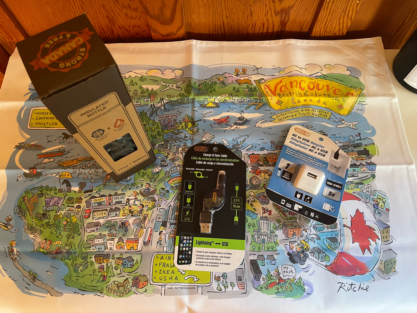 Cloth Map of Vancouver