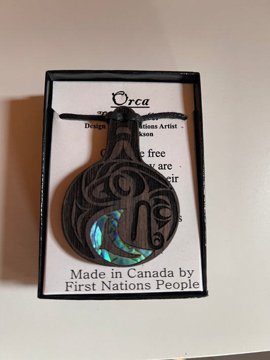 Indigenous Made Orca Pendent