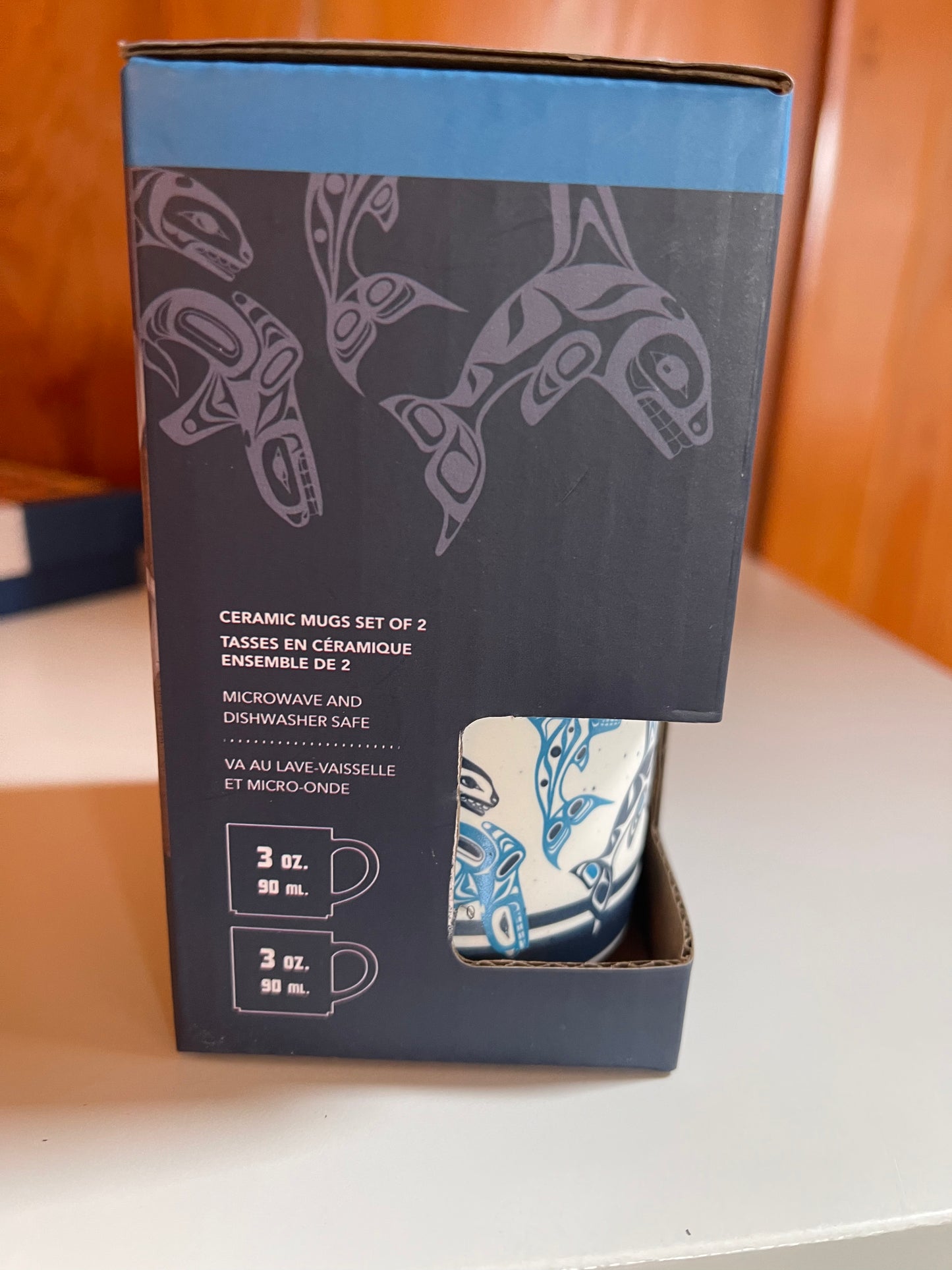 Ceramic Orca Espresso Mugs