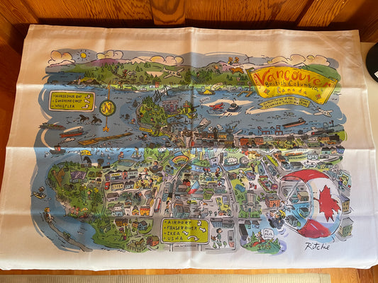 Cloth Map of Vancouver