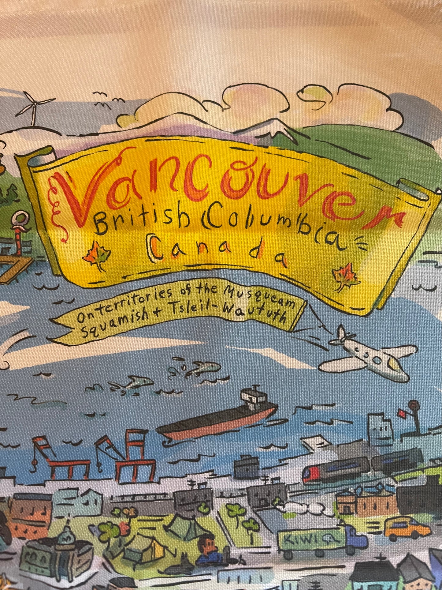 Cloth Map of Vancouver